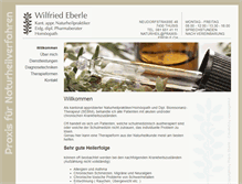Tablet Screenshot of praxis-eberle.ch